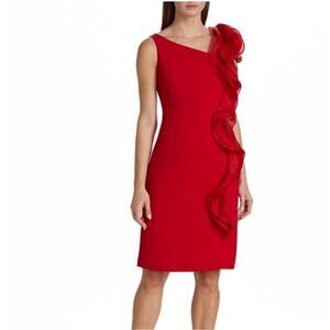 Rickie Freeman for Teri Jon | Dresses | Floral Embroidered Offshoulder Dress  | Poshmark